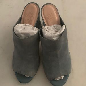 Charlotte stone heeled mules size 9